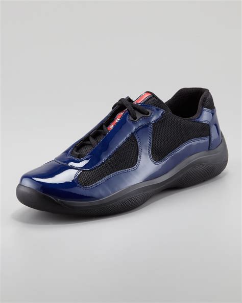 prada americas cup patent|Prada men's America's Cup sneakers.